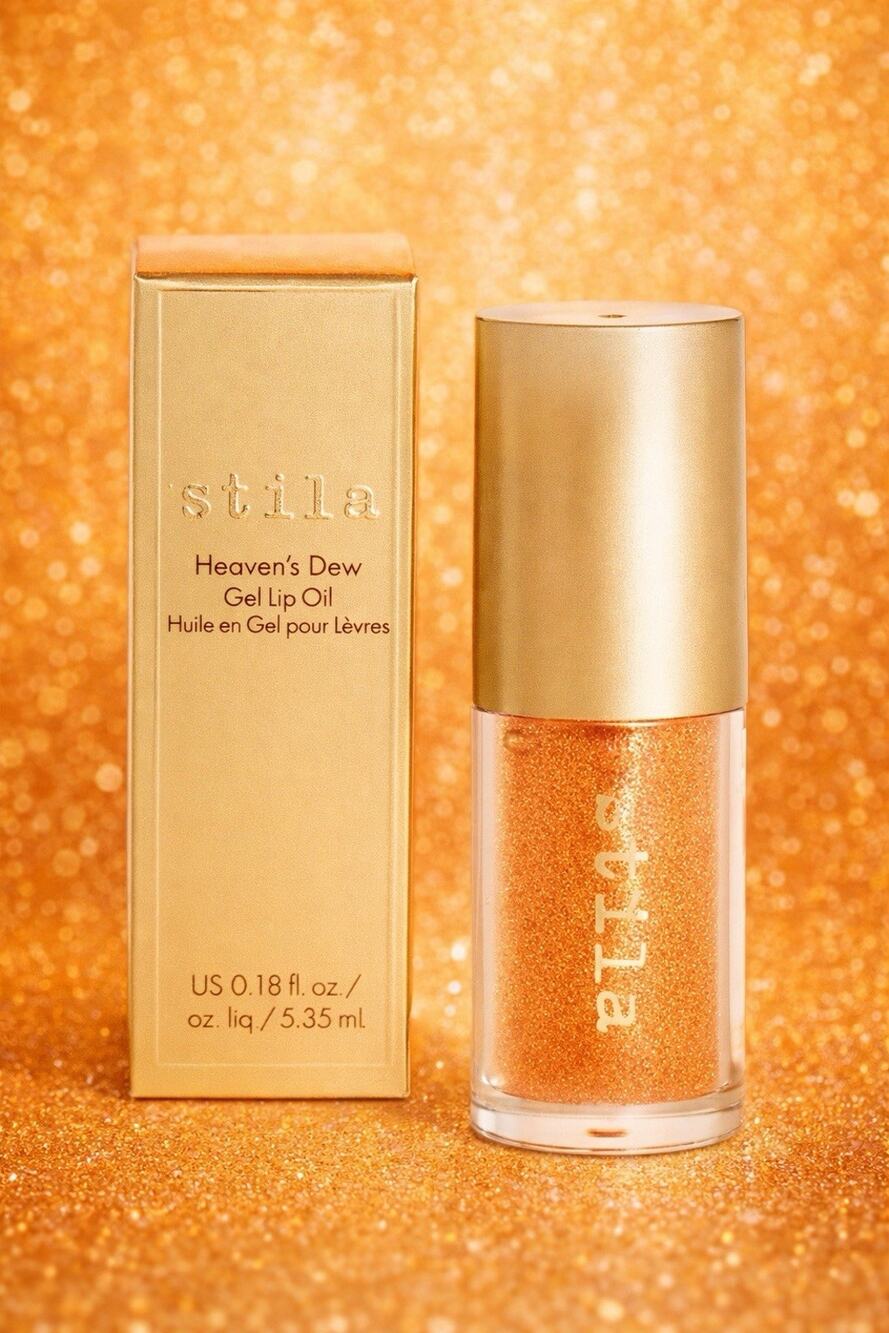 stila - Heaven's Dew - Gel Lip Oil - Shade: Galaxy - 0.18 fl oz/ 5.35 mL